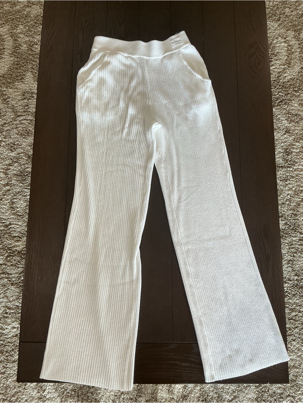 Nama Ribbed Wide-Leg Pants